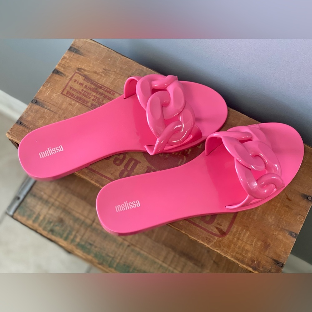 Melissa Thong Sandals, Pink, Sz 10